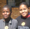 Twee van de kinderen die het Parlement hebben toegesproken in Capetown