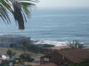 Zicht vanuit hotel Edelweiss op het strand Ballito - Indische Oceaan.