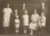 Het gezin Willem Plekker en Nelly van der Starre met de zes kinderen